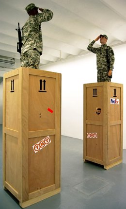 Una De Las Obras De La Muestra 'Art Barter'.