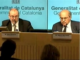 Videoconferencia Dl Conseller Mas-Colell Y El Secretario De Economía, A.Carreras