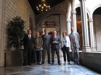 Trias se fotografía con el núcleo duro de su equipo de gobierno