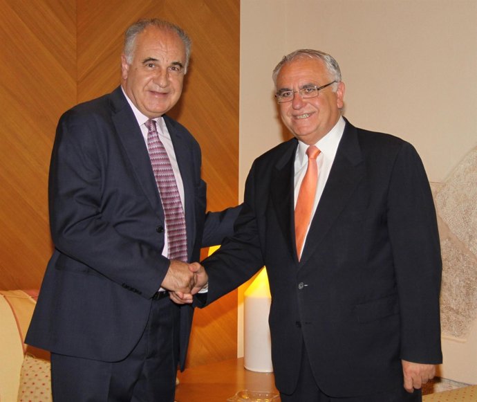 Rafael Blasco Y Juan Cotino Durante El Encuentro