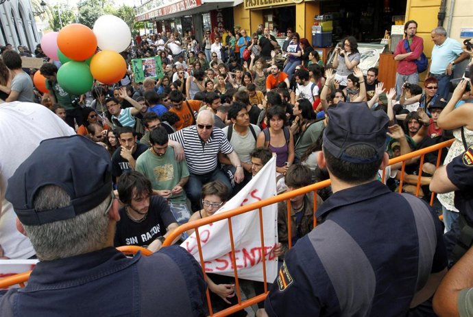 Protestas En Valencia, Movimiento 15-M