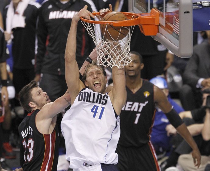 Nowitzki Machaca Ante Miller Y Bosh