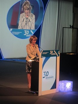 Esperanza Aguirre Durante Su Intervención En El Congreso
