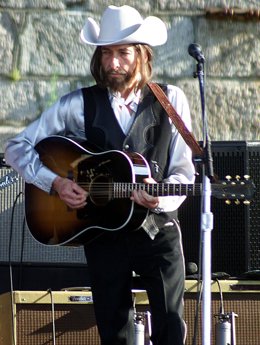 El Cantautor Estadounidense Bob Dylan Durante Un Concierto