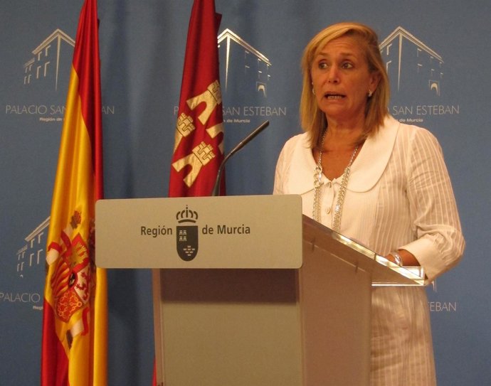 La Portavoz Del Gobierno Murciano, María Pedro Reverte