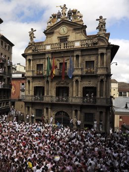 Chupinazo de los Sanfermines 2010