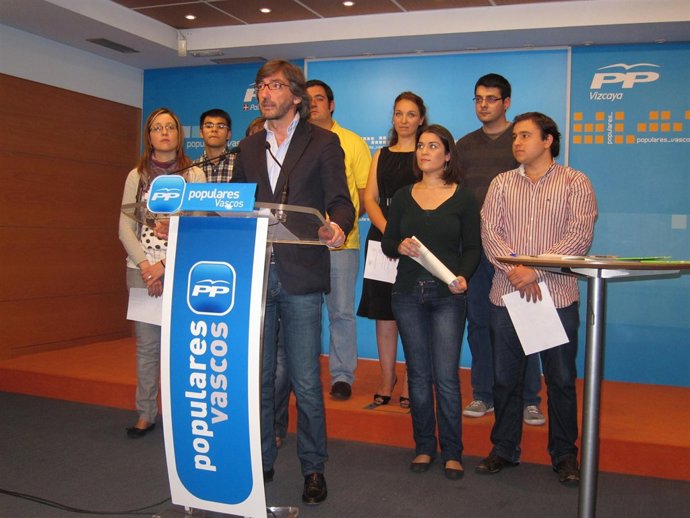 Iñaki Oyarzabal, Con Miembros De Nuevas Generaciones