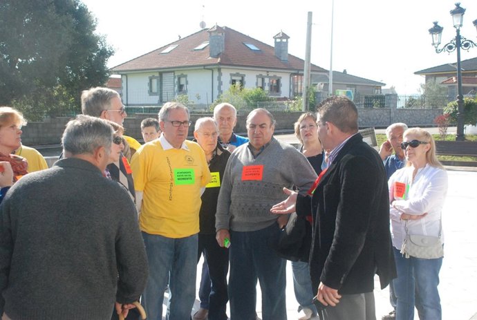 Protesta en Argoños