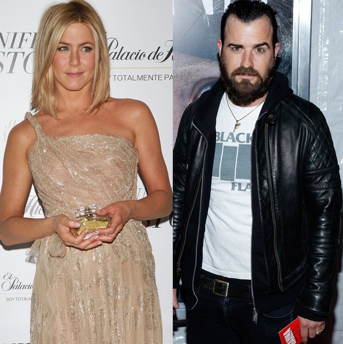 Montaje De Jennifer Aniston Y Su Nuevo Amor, Justin Theroux 