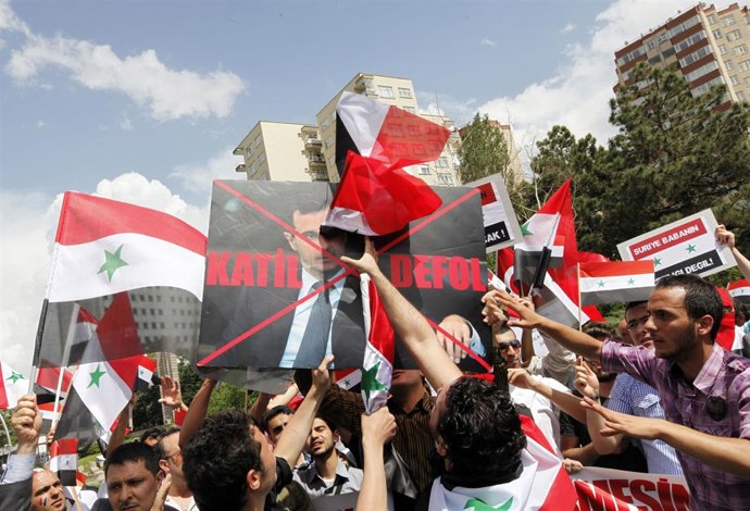 Protestas En Siria Contra El Presidente Al-Assad