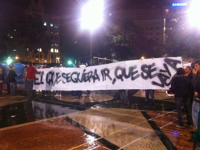 Asamblea General En Plaza Catalunya