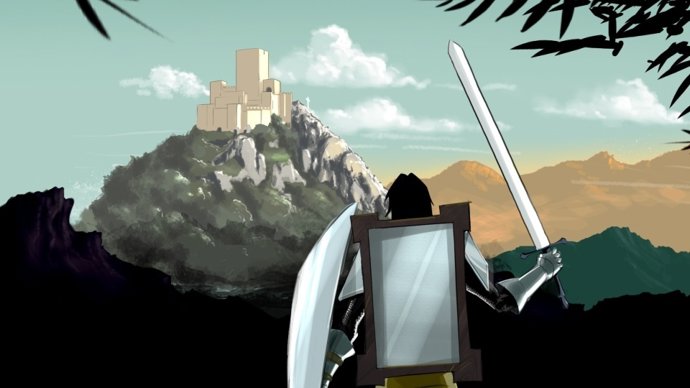 Captura De La Animación Del Caballero De Los Espejos