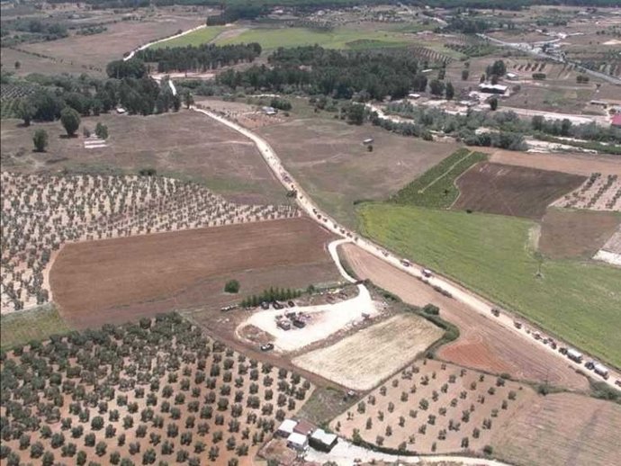 Paso De Las Hermandades Del Condado Por El Camino.