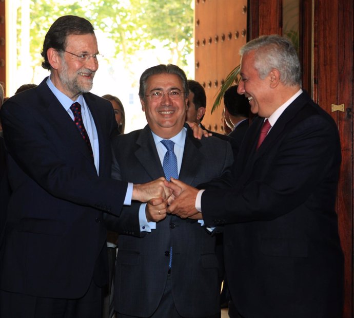 Rajoy, Arenas Y Zoido En La Investidura De Sevilla