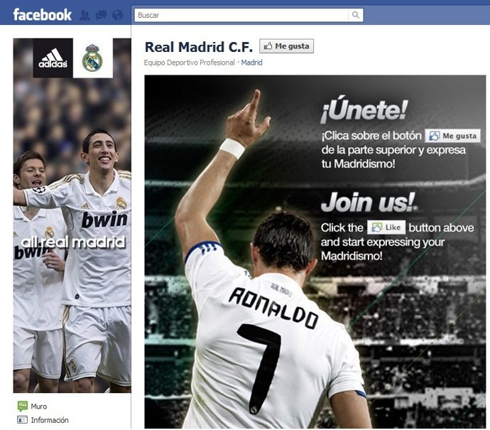 Real Madrid En Facebook