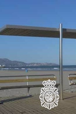 Uno De Los Bancos De Playa Que Sustraía La Pareja Detenida En Castellón