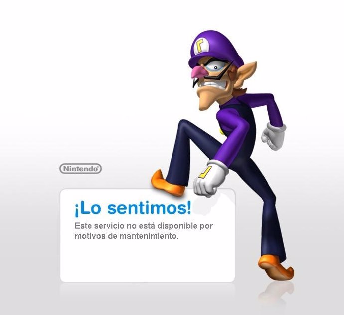 Imagen De Servicio No Disponible Desde Nintendo