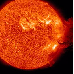 Erupción Solar Registrada Por El Satélite Solar De La NASA El Pasado 7 De Junio 