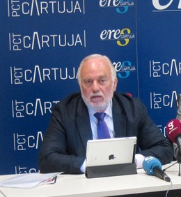 El Presidente De Cartuja 93, Isaías Pérez Saldaña