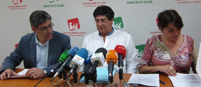 José Luis Pérez Tapias, Diego Valderas Y Elena Cortés, Hoy En Rueda De Prensa