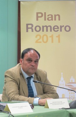 El Presidente De La Hermandad Matriz De Almonte, José Joaquín Gil Cabrera.