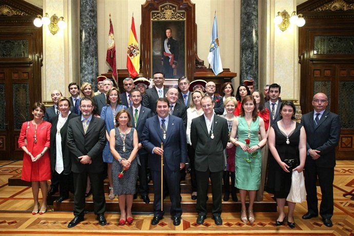 INVESTIDURA DE CARLOS NEGREIRA SOUTO COMO ALCALDE DE A CORUÑA