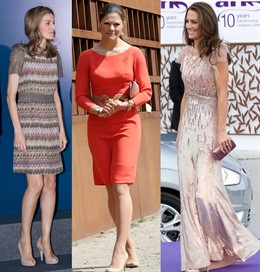 Montaje De La Princesa Catalina, Letizia Y Victoria De Suecia