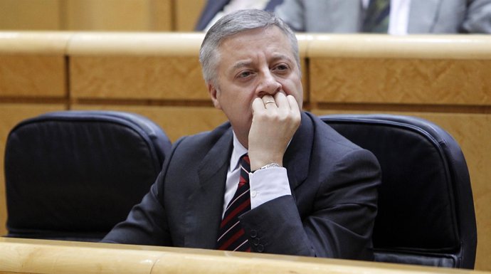 José Blanco en la sesión del Senado