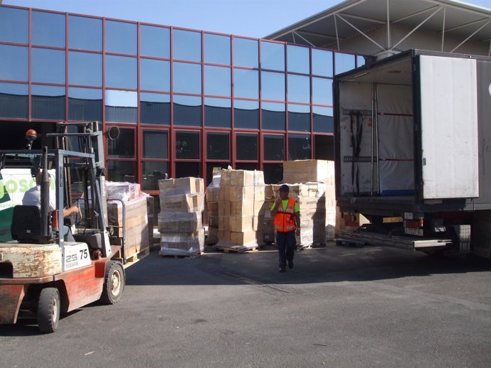 Cargamento De Doncaciones Para Los Afectados Por El Terremoto De Lorca De Iberca