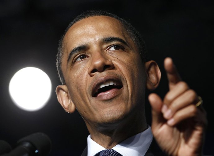 Primer Plano Atemporal De Barack Obama