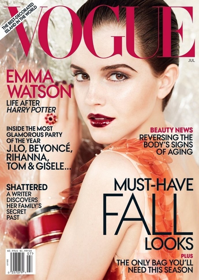 Emma Watson En La Portada De Vogue Julio