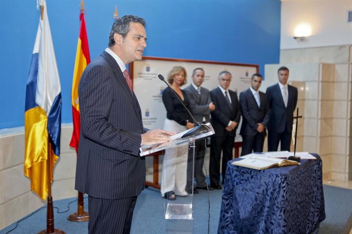 El Consejero De Economía Y Hacienda Del Gobierno De Canarias, Jorge Rodríguez
