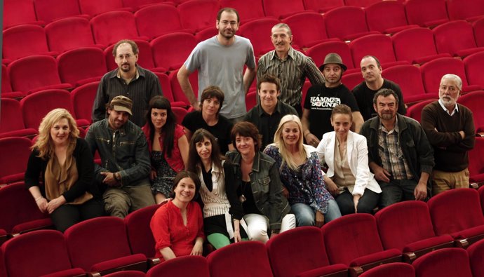 Participantes En El Ciclo 'San Fermín, A Escena' En El Teatro Gayarre.