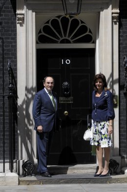 Sánchez Galán Y Amparo Moraleda (Iberdrola) En Downing Street