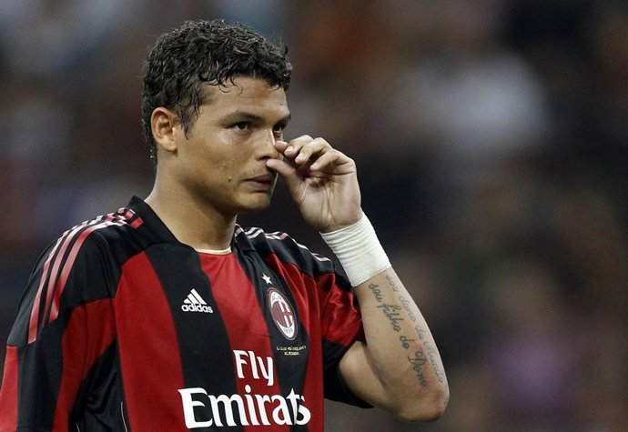Thiago Silva Con El AC Milan