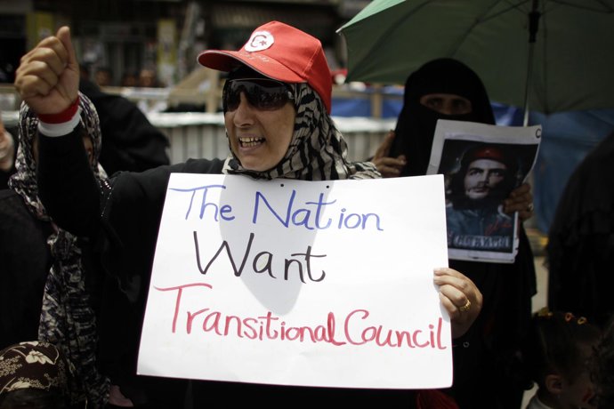 Manifestante Antigubernamental Yemení