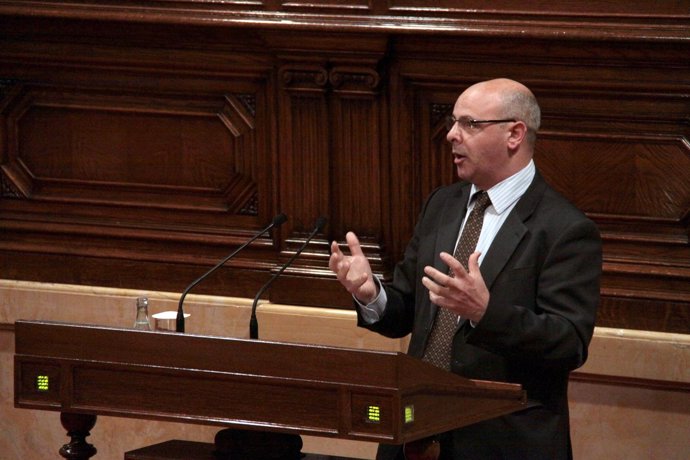 Joan Boada (ICV) en el Parlament