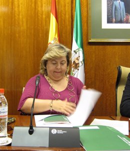 La Consejera De Agricultura Y Pesca, Clara Aguilera,  Hoy En Comisión.