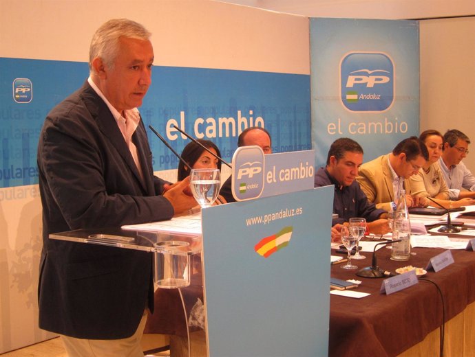 El Presidente Del PP Andaluz, Javier Arenas