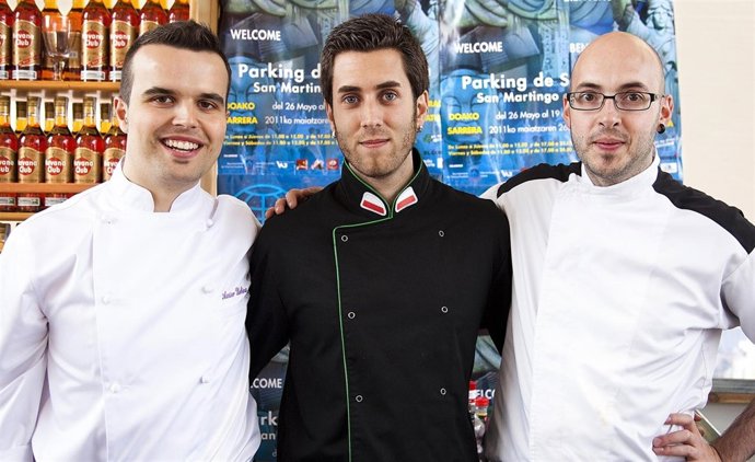 Los Tres Cocineros Alaveses Que Participarán En El 'Show Cooking'.