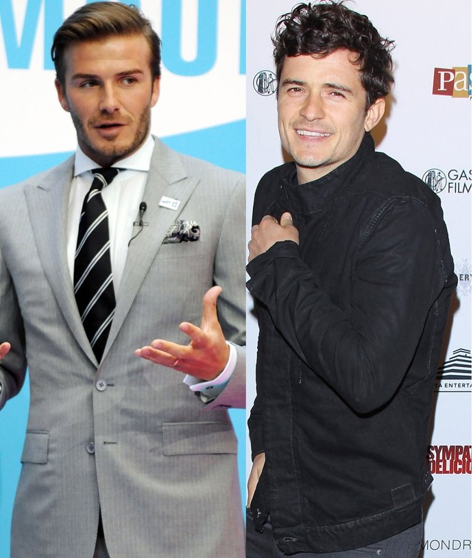 Montaje De Orlando Bloom Y David Beckham 