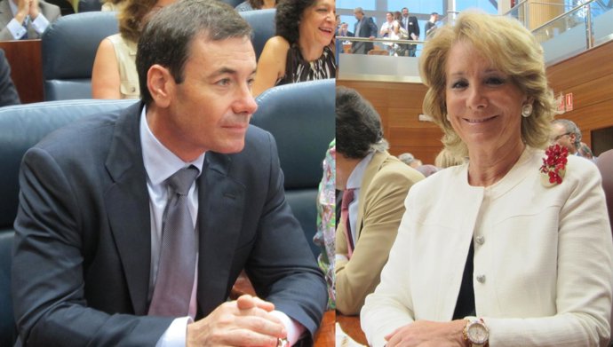 Esperanza Aguirre Y Tomás Gómez