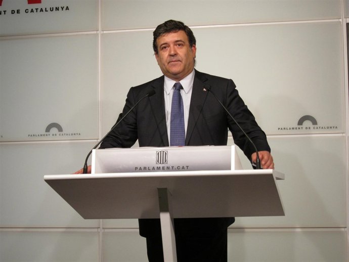 Alfons López Tena, en el Parlament