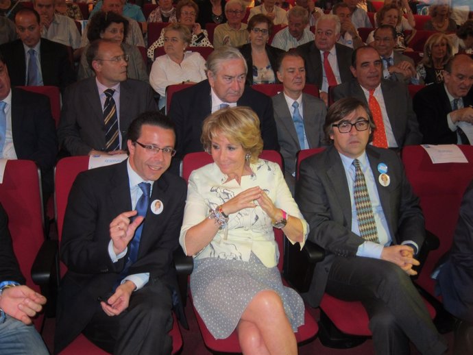 Lasquetty, Aguirre Y Sardinero durante la campaña electoral