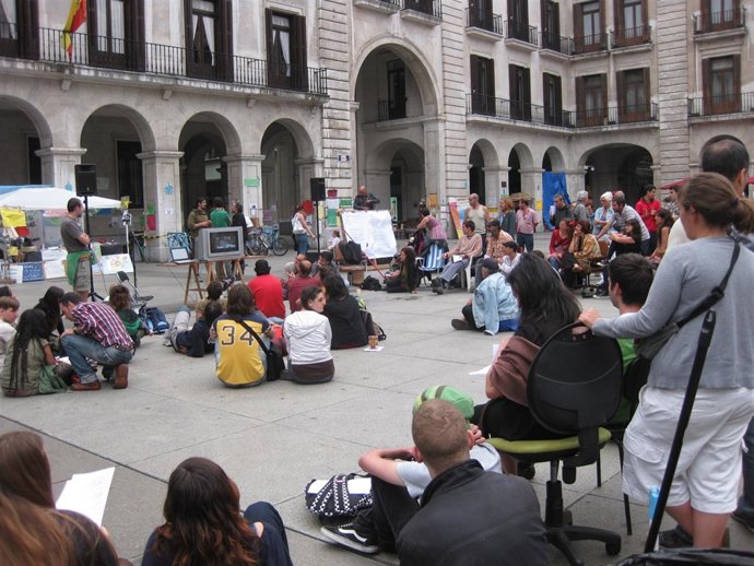 15M En La Porticada, Santander 