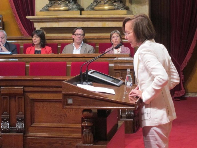 Montserrat Tura, En El Homenaje A Solé Tura