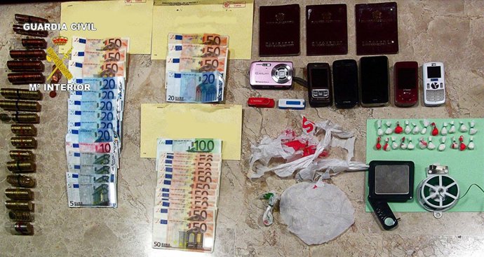 Objetos Incautados En La Operación