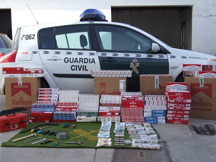 Material Incautado A Los Tres Detenidos Tras Robar En Laguna De Duero