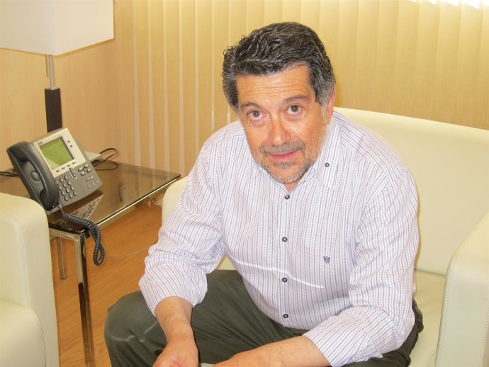 Javier Barrero, En La Sede Provincial Del PSOE De Almería