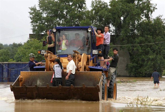 Inundaciones En Jiangxi, China